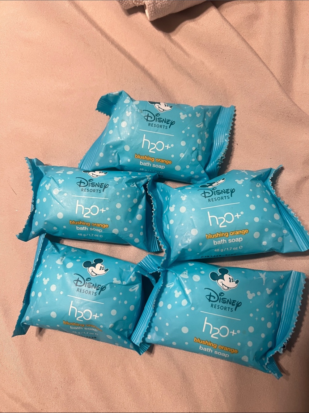 Disney H2O+ Blushing Orange Bath Soaps - Blue Packaging